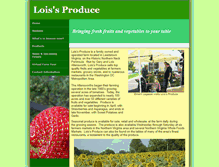 Tablet Screenshot of loisproduce.com